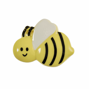 0 A2774 BEE BUTTONS 22MM