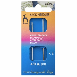 0 P88001 Sack Needles: Size 4/0 and 8/0 - Pony