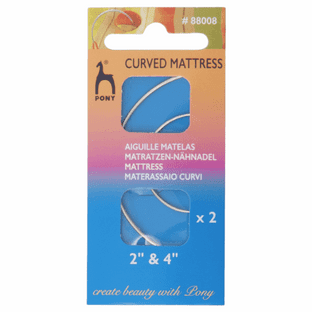 0 P88008 Curved Mattress Needles: 2 and 4 inches - Pony