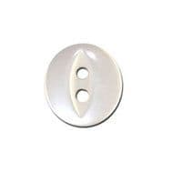 0G0790 Fisheye Button: Bulk - Pearl White - Choice of Sizes & Pack Sizes