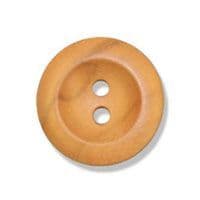 0G1763 Olive Wood 2 Hole Button - Choice of Sizes