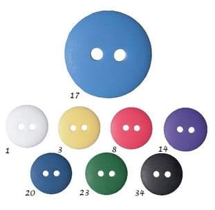 0G3328 Matt Smartie Button - Choice of Size & Colour