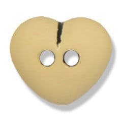 0G4215 2-Hole Heart Button - 20 lignes/12mm