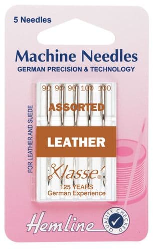 0H104.99 Leather Machine Needles: Mixed