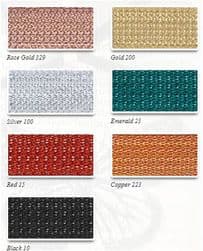 0b    3710 10mm Textured Metallic Ribbon - 20m