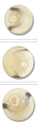 0G2327 Aran Shank Button: 24 lignes/15mm: Natural