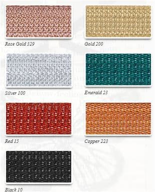 3710 3mm Textured Metallic Ribbon - 50m