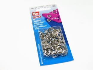390106: Silver - Ring Top, 10mm - 20 Sets