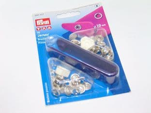 390107: Silver - Ring Top, 10mm - 10 Sets