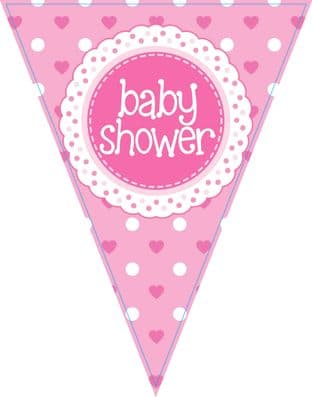 631649  Party Bunting Baby  Pink