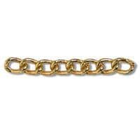 CH24 Chain: Aluminium Faceted: 3 Links/Inch: 10m x 8mm: Gold