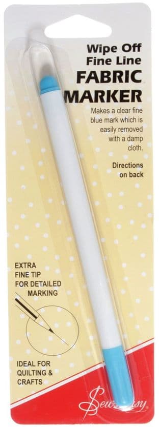 ER295.F Fabric Marker: Wipe/Wash Out - Sew Easy