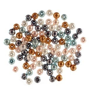 Extra Value Glass Pearls 6mm: 3 Packs of 100