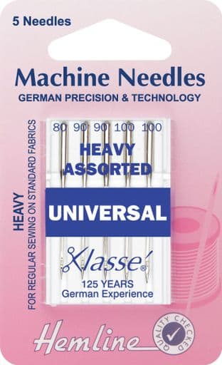 H100.992 Universal Machine Needles: Mixed Heavy