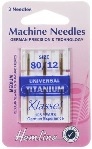 H100.T Universal Machine Needles: Titanium
