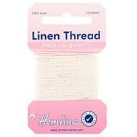 H1001\01 Linen Thread: 10m - White