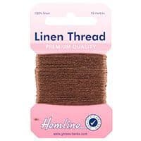 H1001\02 Linen Thread: 10m - Brown