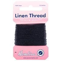 H1001\05 Linen Thread: 10m - Navy