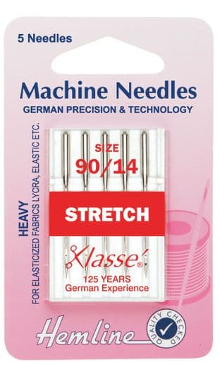 H102.90 Stretch Machine Needles: Heavy 90/14