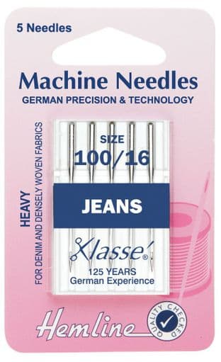 H103.100 Jean Machine Needles: Heavy 100/16