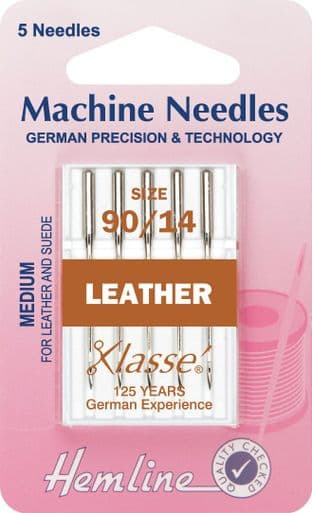 H104.90 Leather Machine Needles Medium 90/14