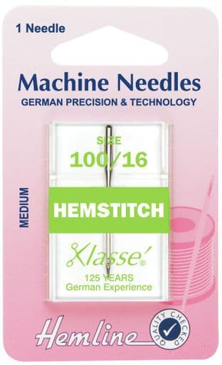 H115.100 Hemstitch Machine Needles: 100/16