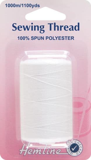 H238.W Sewing Thread 1000m: White