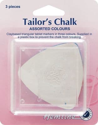H250 Tailors Chalk Triangle - 3pk