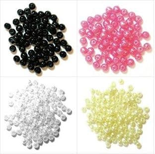 Pearls: 3mm: Full Colour Range - Choice of Pack Size