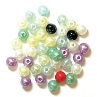 Pearls: Assorted Pastel: Choice of Pack Size