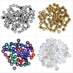 Plated Beads: 4mm - Full Colour Range - Choice of Pack Size