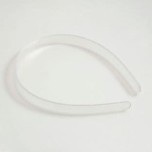 B1016CL Headband: Plain Crystal Plastic: Pack of 12/24: Clear