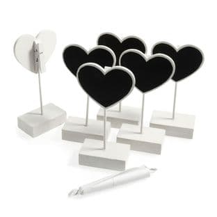 B1968 Card Holder: Heart: 11.5cm: Pack of 6 - Choice of Colour