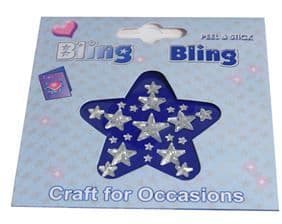 C0300CL Bling Bling: Diamantes: Stars - Assorted Sizes