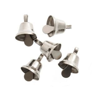 CB031S Bells: Liberty: 10mm: Silver: 6 Pack