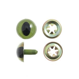 CE12.GRN Toy Eyes: Cats: 12mm: Green