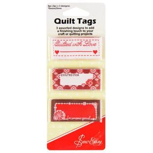 ER990 Sew Easy Quilt Tags: Quilted For