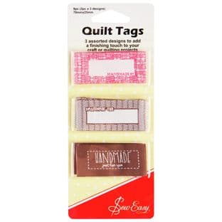 ER992 Sew Easy Quilt Tags: Handmade