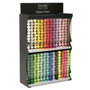 FP20STD Trimits: Fabric Paint Pen Stand: 28 Colours