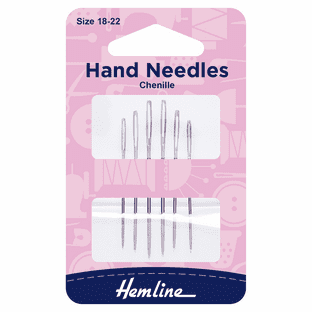 H205.1822 Chenille Needles: Size 18-22