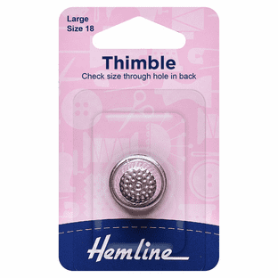 H222.L Thimble: Metal - Size 18, Large