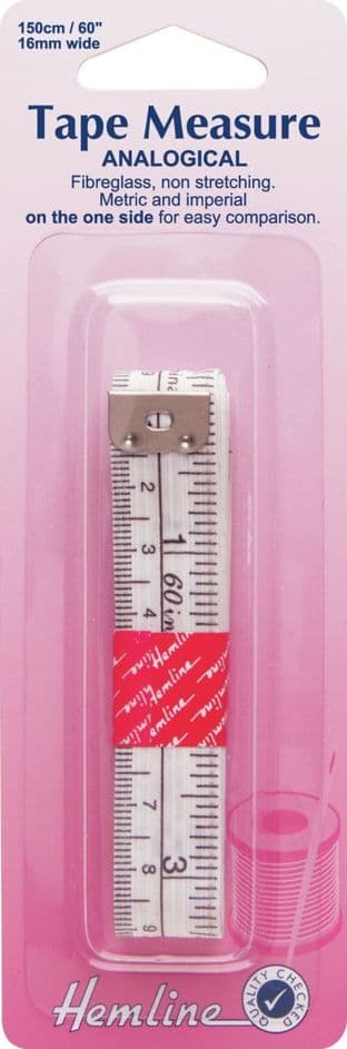 H252 Tape Measure: Analogical Metric/Imperial - 150cm