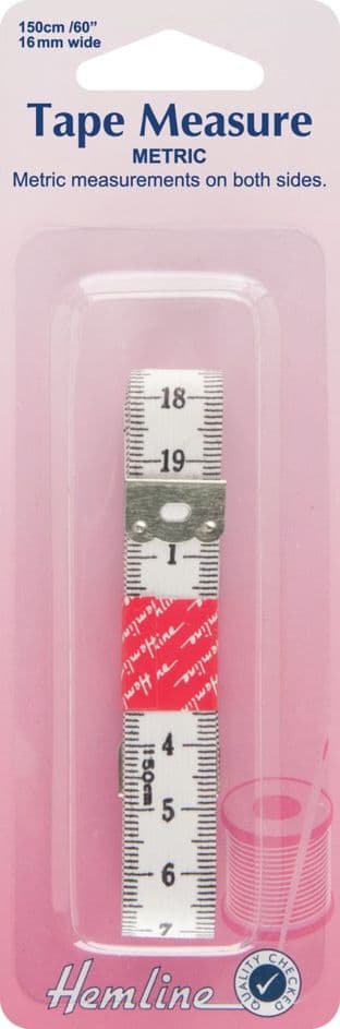 H254 Tape Measure: Metric Only - 150cm