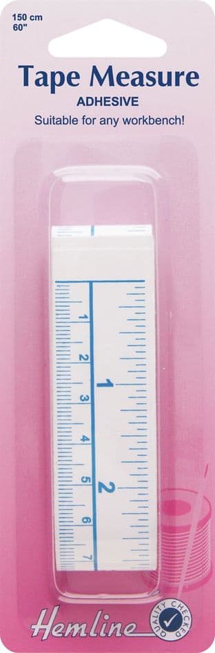 H257 Tape Measure: Adhesive - 150cm