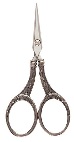 H340 Scissors: Embroidery: Pro Cut: Antique Silver: 10.8cm/4.25in