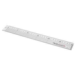 JE31 Ruler: Aluminium: Stainless Steel Edge: 30cm