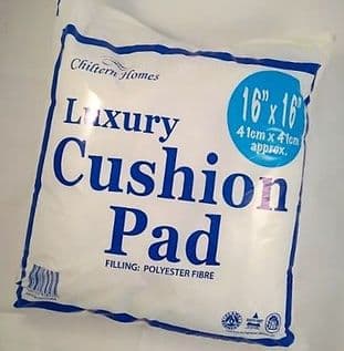 K00086  Luxury Cushion Fill/Pad - 16" x 16" - 10pcs