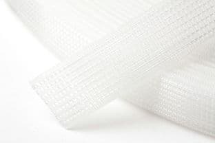 N4331.TP Uncovered Polyester Boning - 40m x 12mm: Transparent