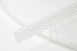 N4332.TP Uncovered Polyester Boning - 40m x 8mm: Transparent