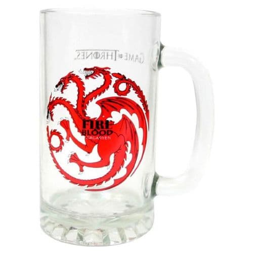 GAME OF THRONES  FIRE AND BLOOD TARGARYEN GLASS STEIN FROM SD TOYS